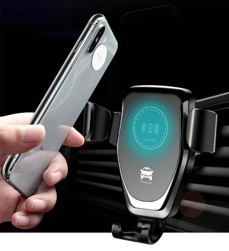 

Fast Qi Wireless Charger Car Mount Wireless Car Charger Fast Charging 10W Phone Holder Mount