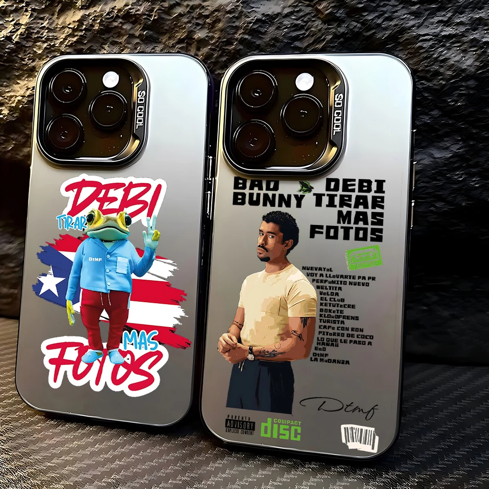 شعبية مغني الروك B-Bad B-Bunny جراب هاتف Tecno Pova Spark Go 30C 10 Pova 6 Camon 40 20 itel P36 A48 Pro 5G غطاء خلفي غير لامع