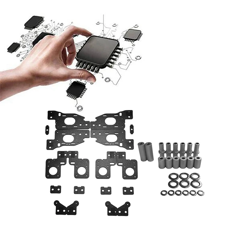 Voron2.4 R1/R2 AWD Aluminum Alloy Corexy Structure Kit With Isolation Column 3D Printer Accessories