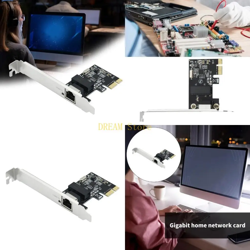 

PCIe Card Desktop RTL8111E Сеть -карта 10/100/1000 Мбит/с гигабит лучшая продажа
