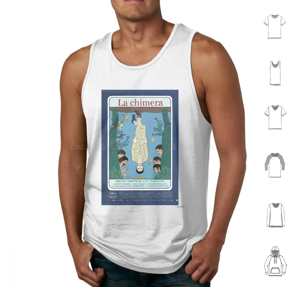 La Chimera Movie Poster Tank Tops Print Cotton La Chimera La Chimera Movie Alice Rohrwacher Alice Rohrwacher Josh Oconnor