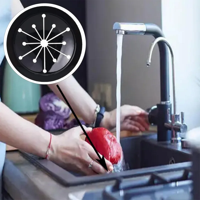 حاجز حوض التخلص من القمامة، سدادات تصريف المطبخ متعددة الوظائف، 3-1/8 بوصة Spla #3