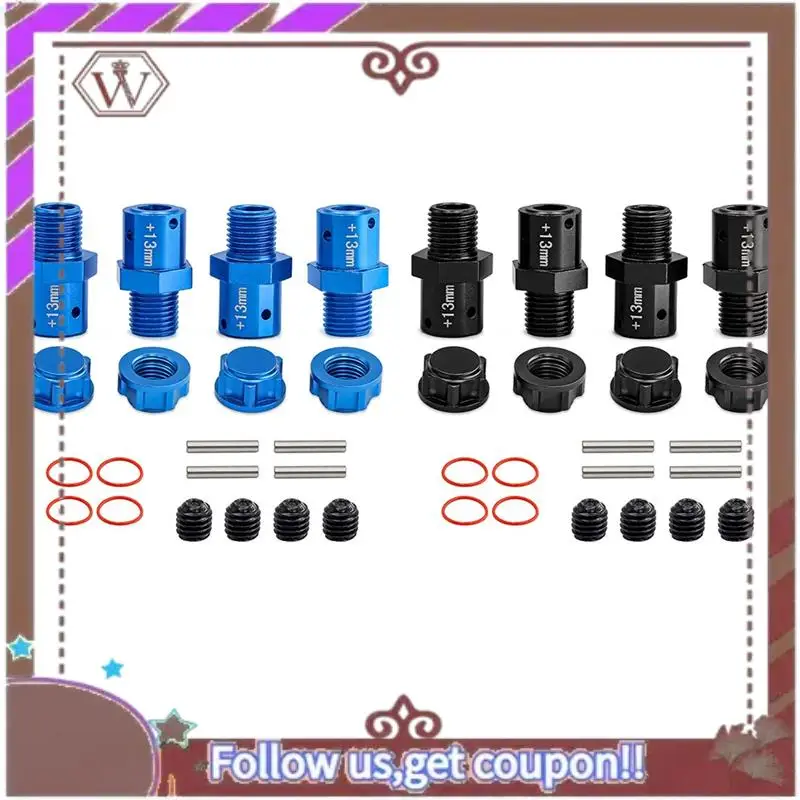 Комплект разъемов ABBG-RC для обновления автомобиля 13 мм для Arrma1/8Kraton Typhon1/7 Bigrock, аксессуары для обновления радиоуправляемого автомобиля, синий