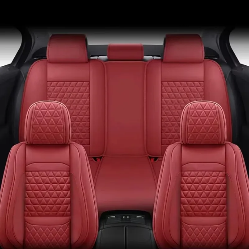 

Hot Sale Perforated Leather Breathable All-Season Full Set Luxuy Universal Car Seat Covers for Sedan SUV