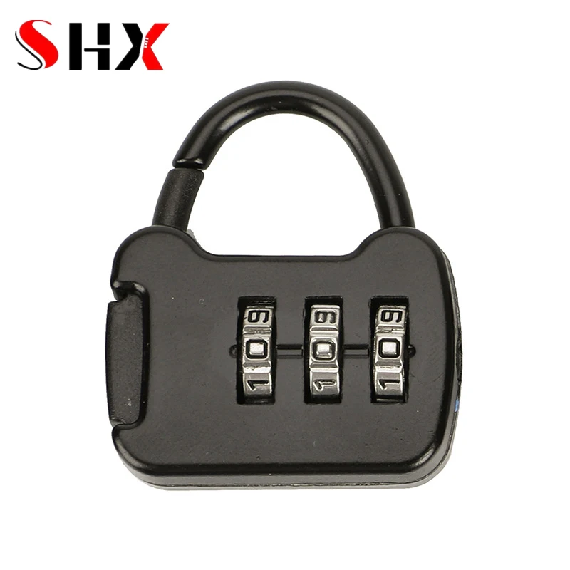 1PCS Color Mini Password Padlock Trolley Case Password Lock Student Dormitory Cabinet Password Lock Backpack Zipper Lock