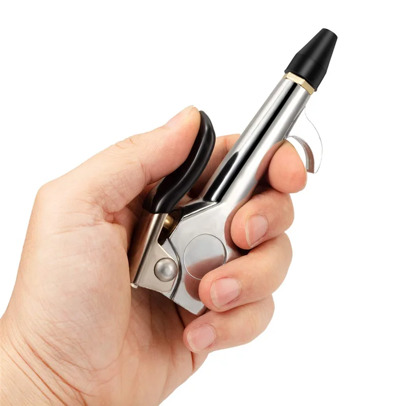 

A08F-4 Pieces 1/4 NPT Lever Blow Air Nozzle Blow Dust Cleaning Blower With Rubber For Home Shop Garage Industry