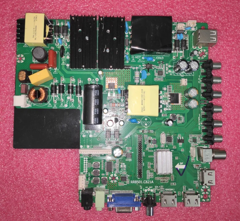 

Free shipping! RR8501.C821A Three-in-one high-power TV motherboard 125--145V 600ma for 1920X1080 working good
