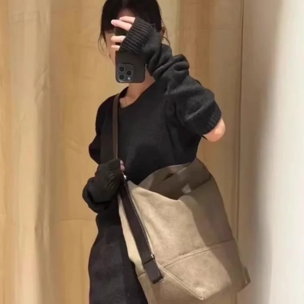 

Повседневные большие сумки-ведра для женщин, сумка через плечо, стеганые сумки через плечо для унисекс, дизайнерская сумка, кошельки и сумки для покупок