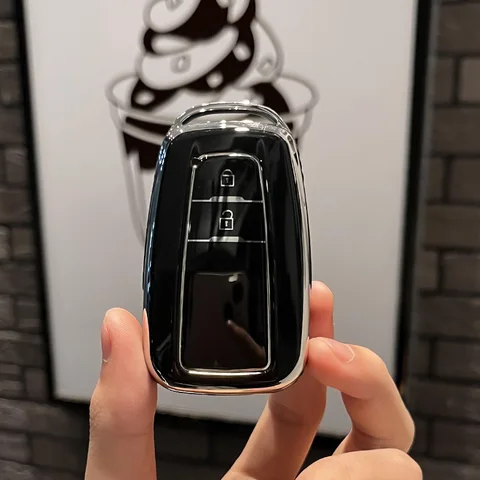 Чехол для автомобильного ключа из ТПУ с полным покрытием для Toyota Prius Camry Corolla CHR чехол RAV4 Land Cruiser Prado, брелок для ключей, аксессуары
