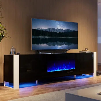 Soporte para TV con chimenea de 36