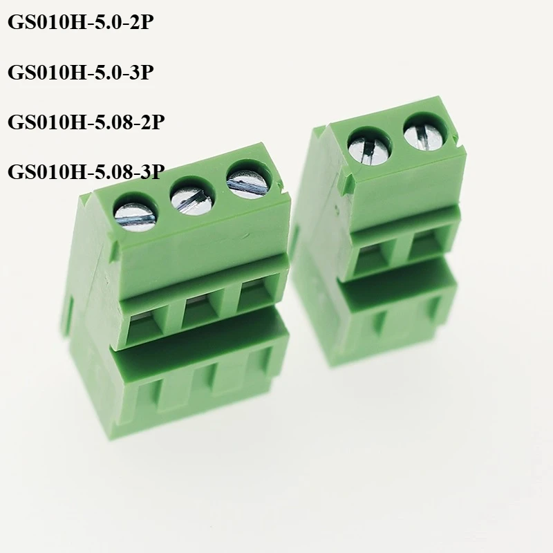 GS010H-5.0/5 25.8mm High Screw Terminal Block, Can Be Spliced KF128H