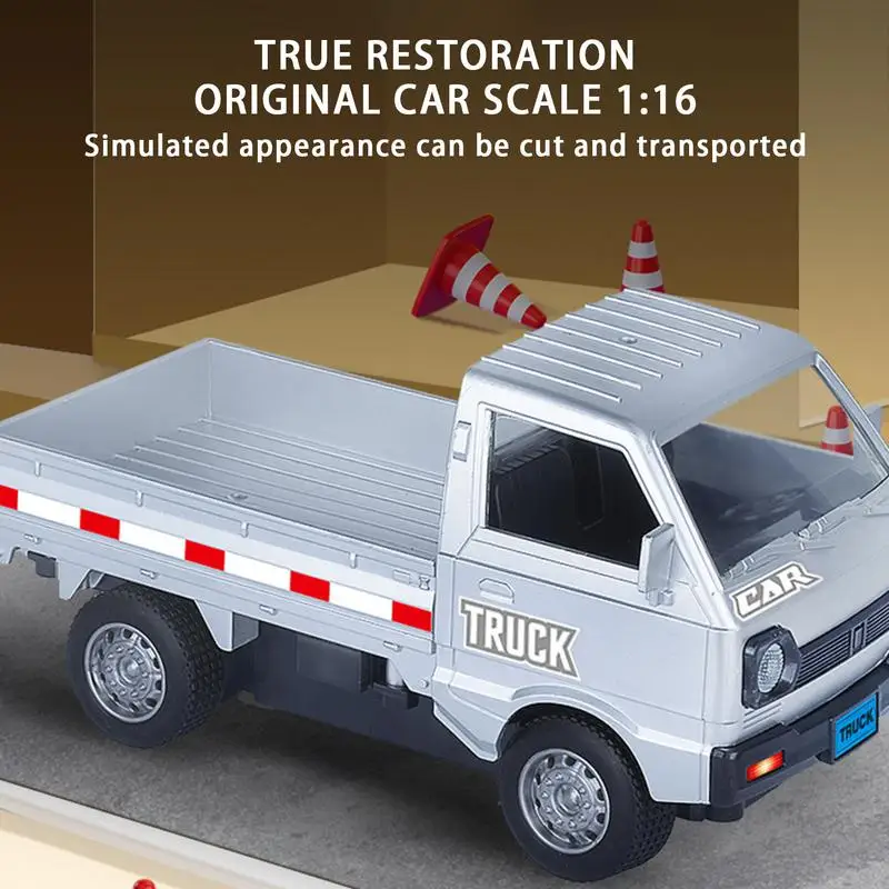 Auto giocattolo telecomandata 1:16 RC Auto elettrica Pickup giocattoli con luci di simulazione a LED Veicoli da costruzione realistici Drift Auto