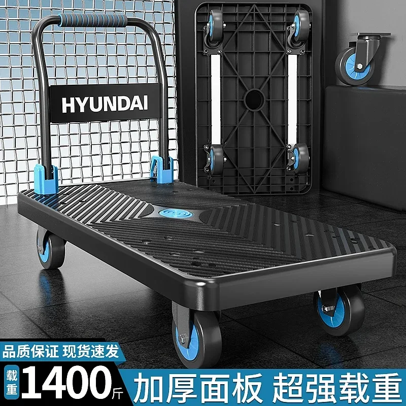 Porter Truck Household Flatbed Truck Portable Folding Trailer Pull Truck