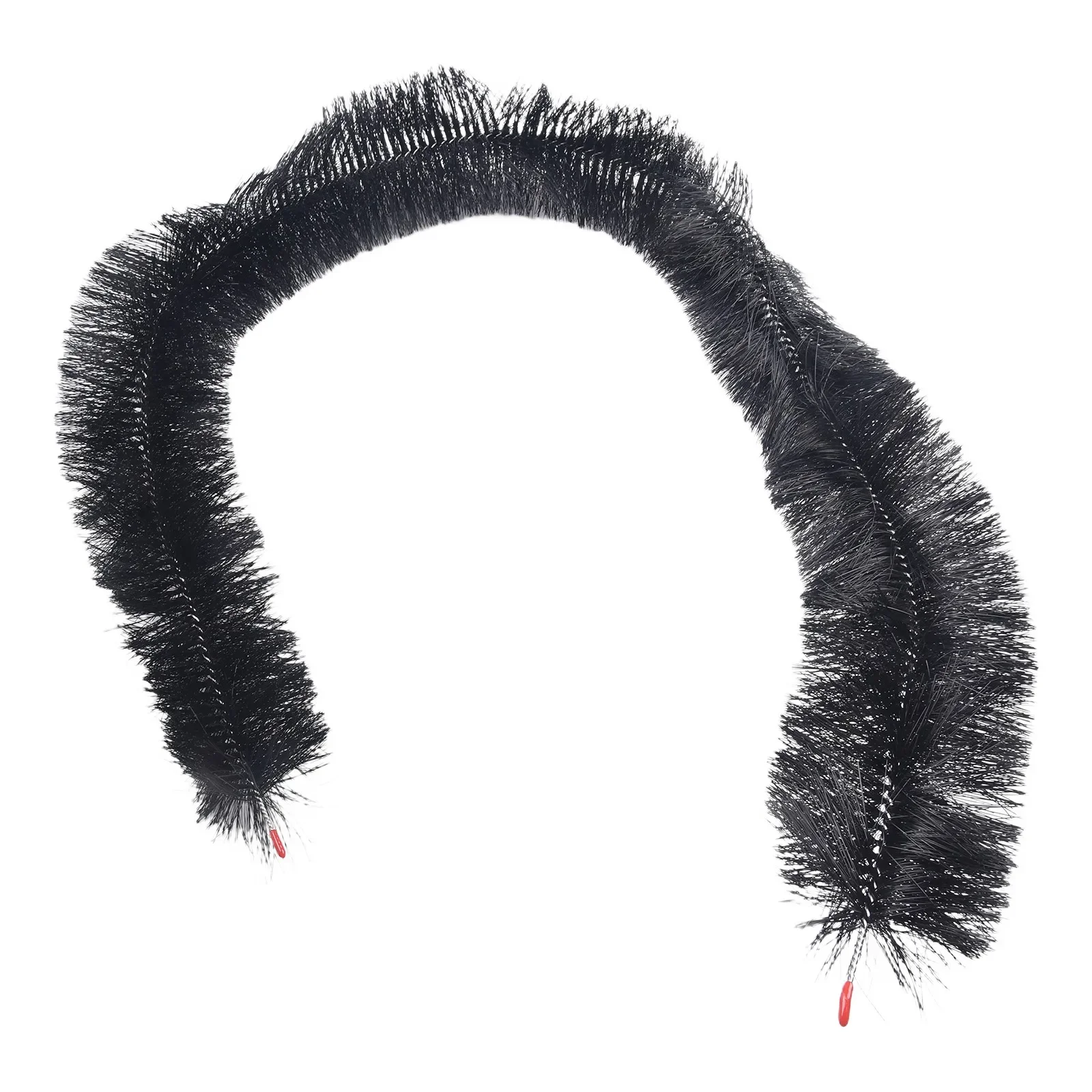 

High Quality Practical Gutter Brush Sink Pipes Black Downspouts Spare Parts 1pcs Filter Brushes Leaf Protection
