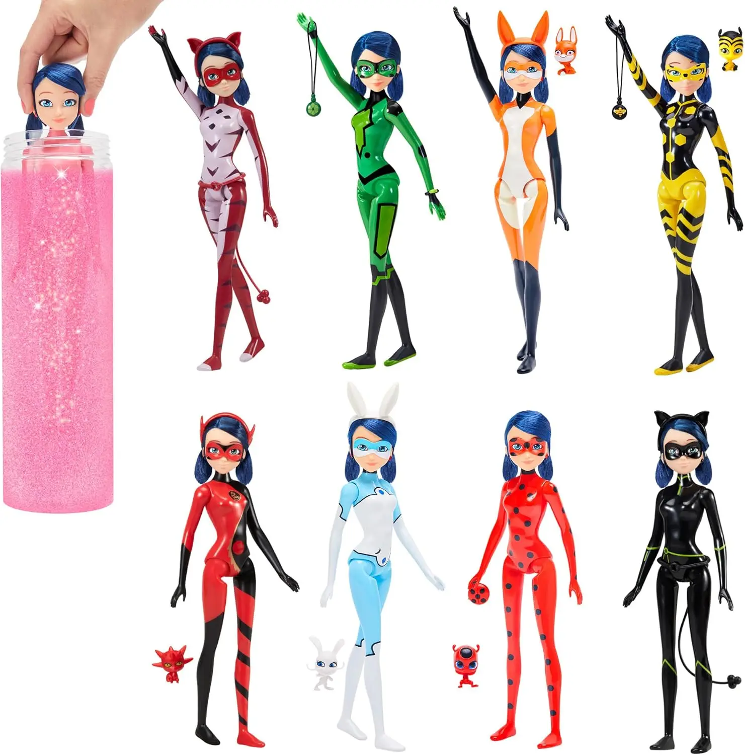 Magic Heroez Transformation Accessori a sorpresa all'interno Ottimo regalo Buona qualità Incredibile bambola fredda Acqua per trasformare