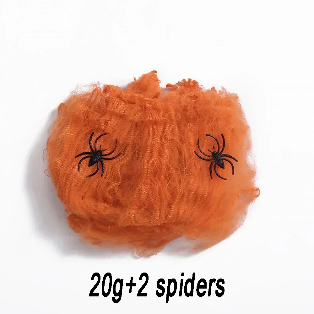 Halloween Decoratie Spin Katoenen Draad Spinnenweb Party Props Spookhuis Kunstmatige Spinnenweb Thuis Enge Party Decora