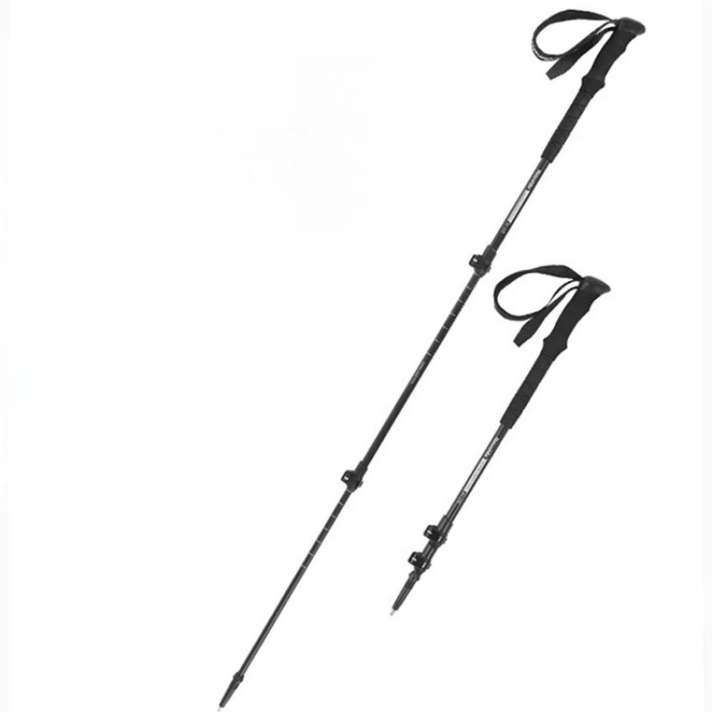

J8 men and women climbing hi hiking poles cane Natu telescopic crutches aluminum alloy Norwegian non-slip ke hiking re-to g3