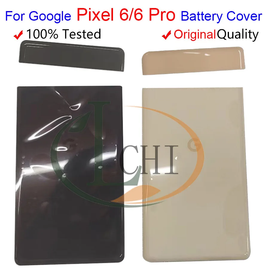 Cubierta trasera de batería para Google Pixel 6 Pro Pixel6, Panel de vidrio, carcasa trasera, carcasa de puerta, reemplazo GB7N6 G9S9B16 GLUOG G8VOU