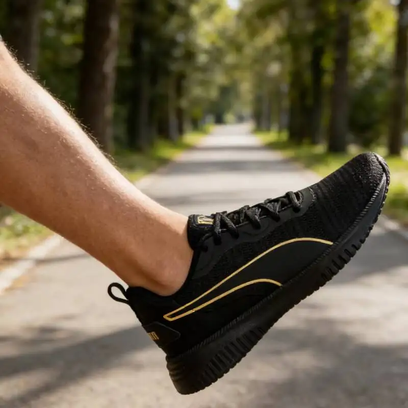 

Новые женские кроссовки Puma 2026: дышащие, с контрастным логотипом, легкие, для бега, черно-золотые, 195507-03