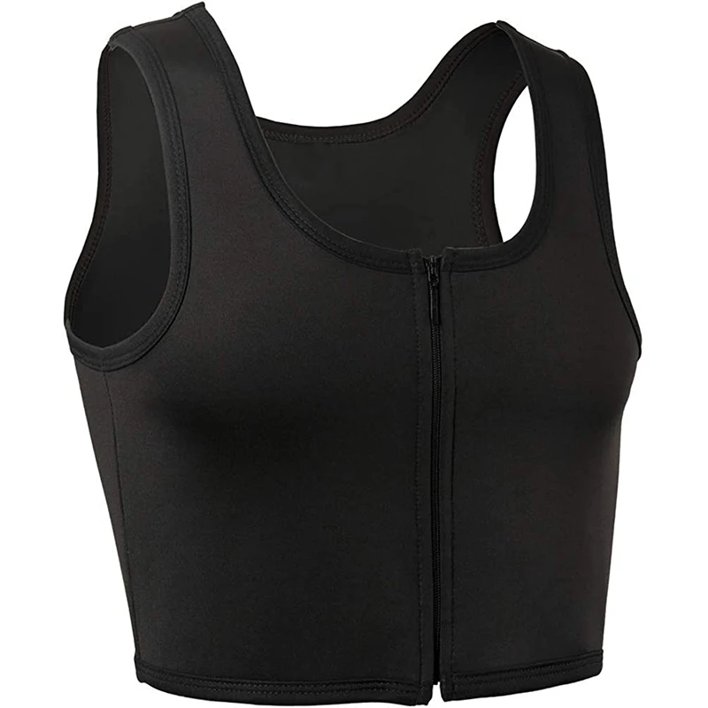 Women Men Chest Flat Vest Transgender Binders Upgrade And Strengthen Elastic Chest Binder Bra Pullover Tank Top can workout