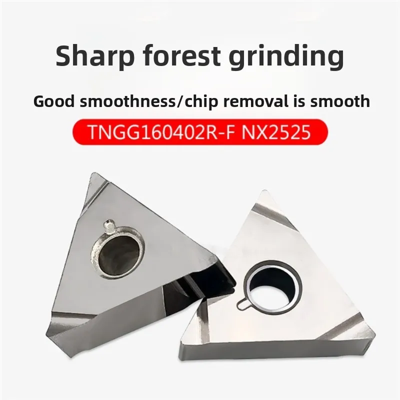 

Carbide Inserts Replace TNGG160402R-F TNGG160404R-F TNGG160402L-F TNGG160404L-F NX2525 VP15TF