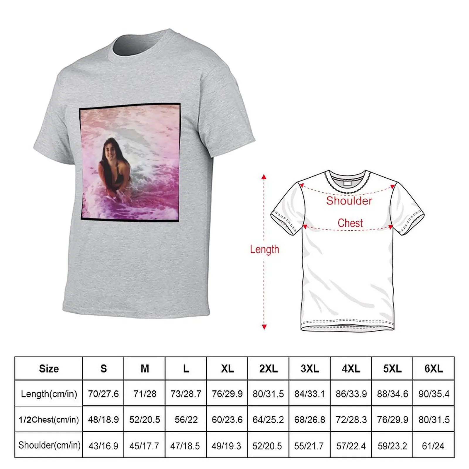 Lauren Jauregui T-Shirt oversized plus size tops fitted t shirts for men