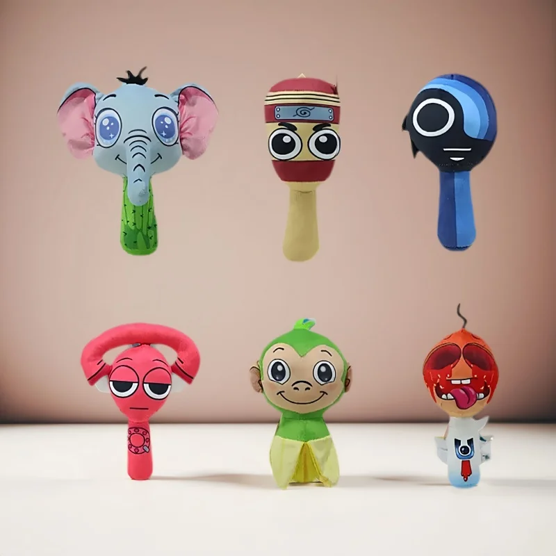 

In Stock Game Orange Family Box The Classic Of Mountains And Seas Sprunki Incredibox Plush Doll Phone Box Pillow Ornaments Gift