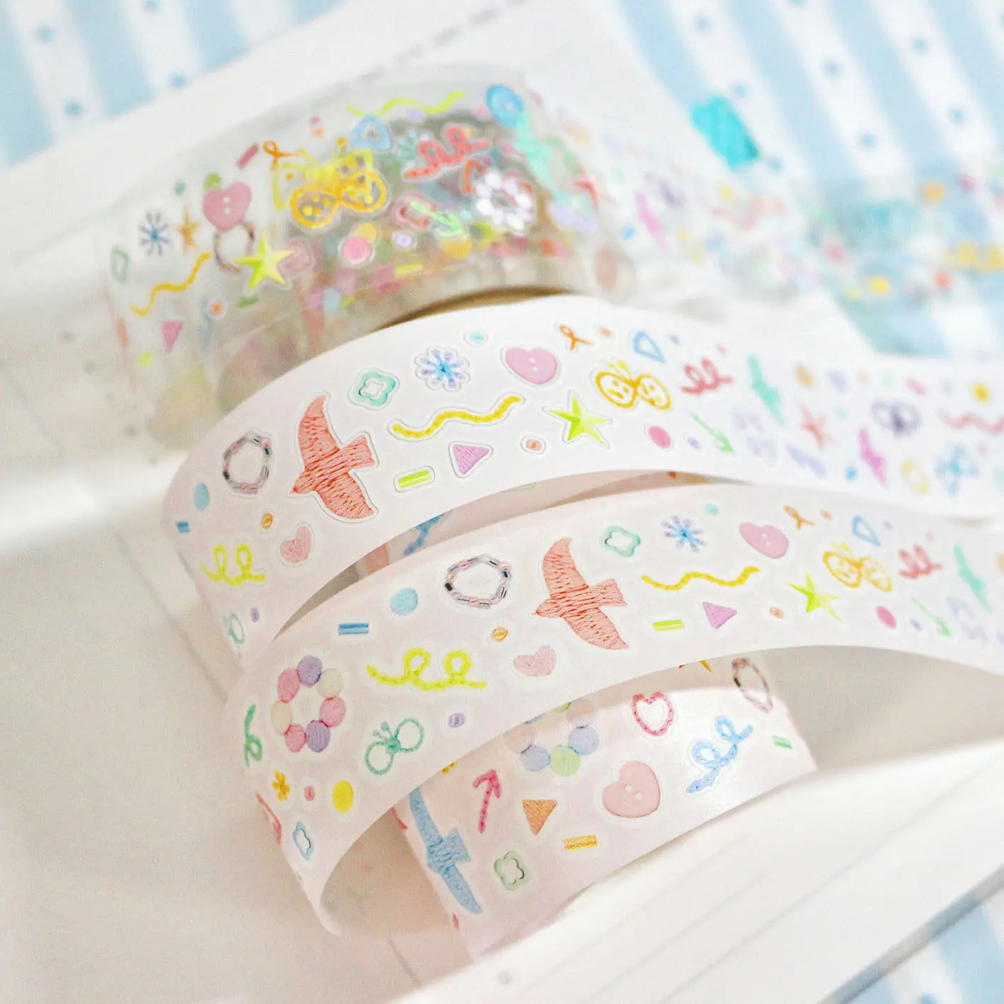

birds floral Washi Tape Ideal for Journal Collage, Scrapbook & Craft Decoration