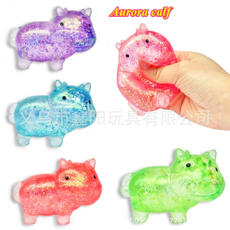 

1 шт. Новая милая молочная корова, мальтозная щепотка, радостная Аврора, теленка, медленный отскок, игрушка для снятия стресса, щепотка Taba Squishу스트레스볼 Антистресс
