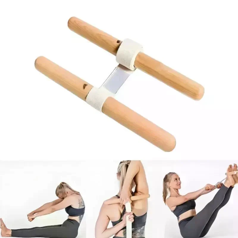 حزام يوجا قابل للتعديل لممارسة المرونة، حزام لياقة بدنية مريح للتدريب على اليوجا والرقص في صالة الألعاب الرياضية المنزلية