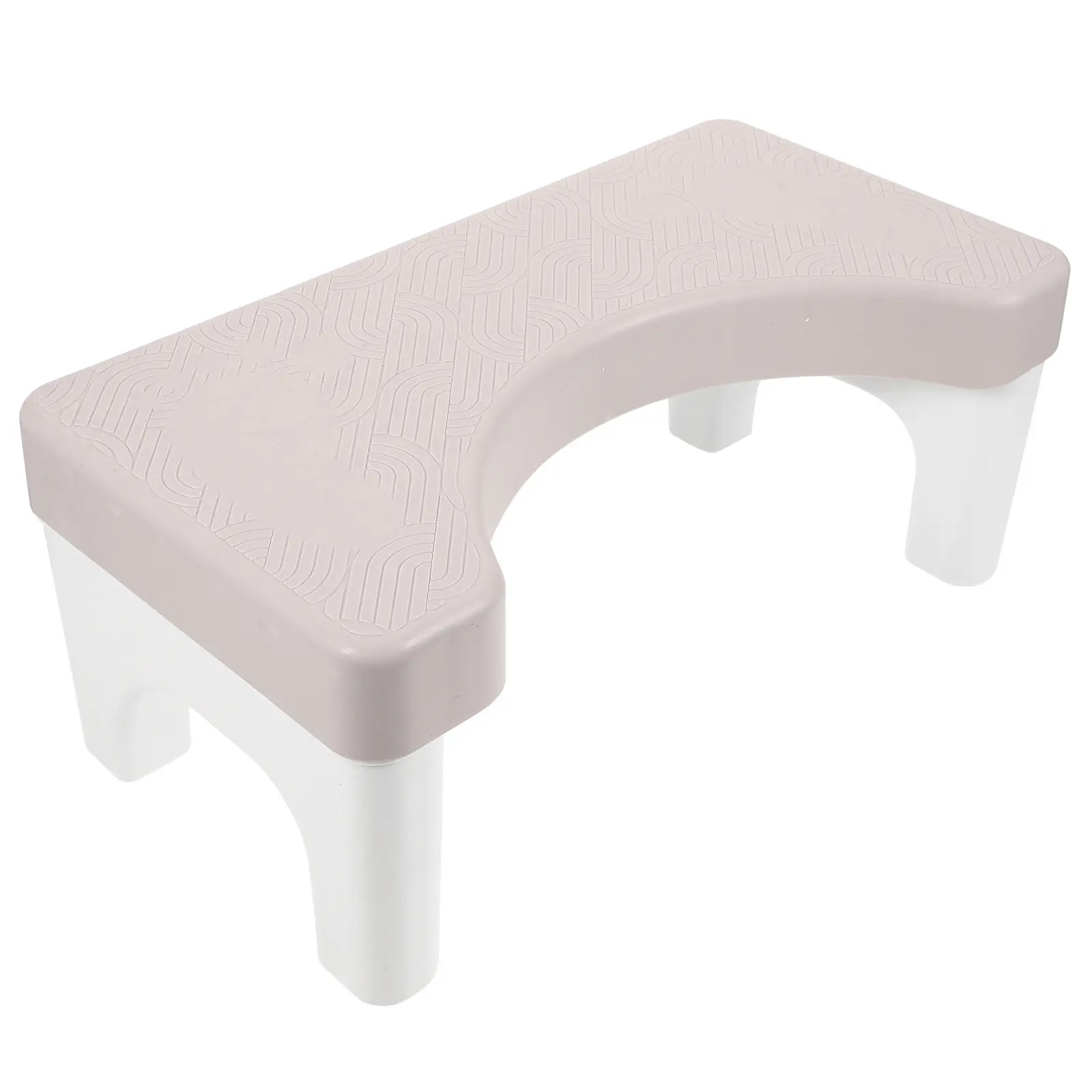 滑り止め付き浴室しゃがみ用フットスツール-快適な滑り止め付き家庭用フットレストスツール-トイレ用-大人用バスルームスツール