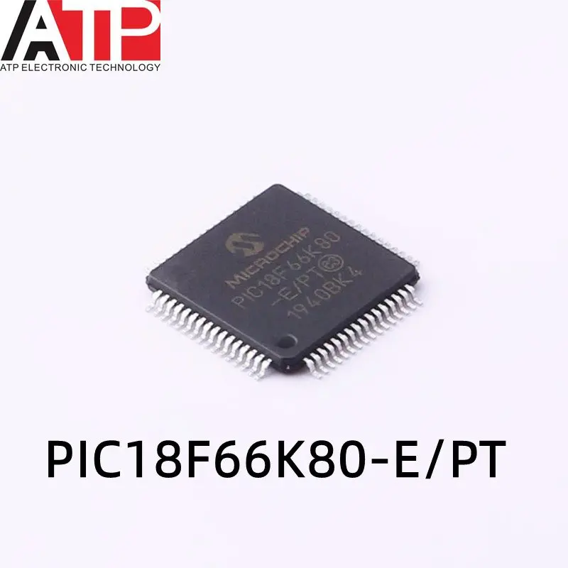 10pcs PIC18F66K80-E/PT TQFP-64 PIC18F66K80 Original inventory of integrated chip IC