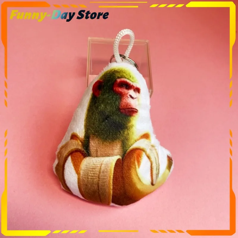 

In Stock 8cm Shanhaijing Tungtungsahu Bananini Plushed Pendant Talking Cotton with Sound Stuffed Soft Decor Backpack Toy Gift