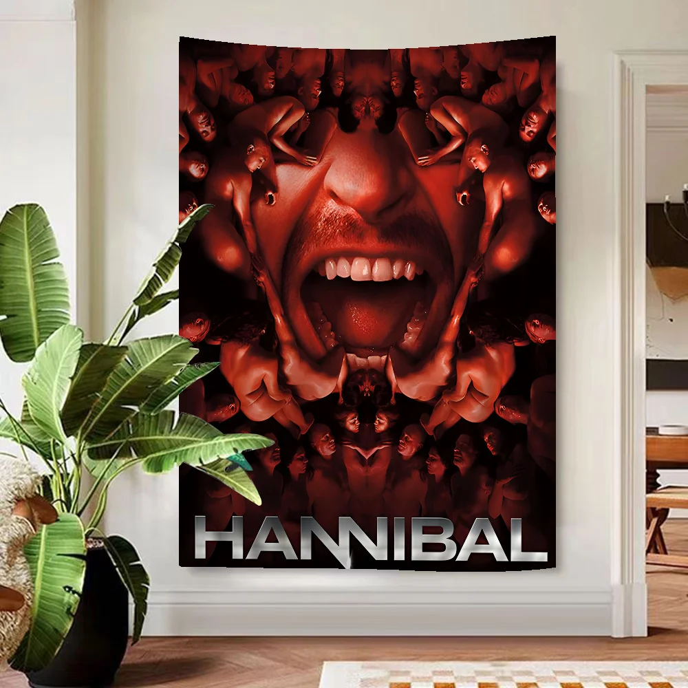 Hannibal Classic Movie Printed Large Wall Tapestry Cheap Hippie Wall Hanging Bohemian Wall Tapestries Mandala Home Decor