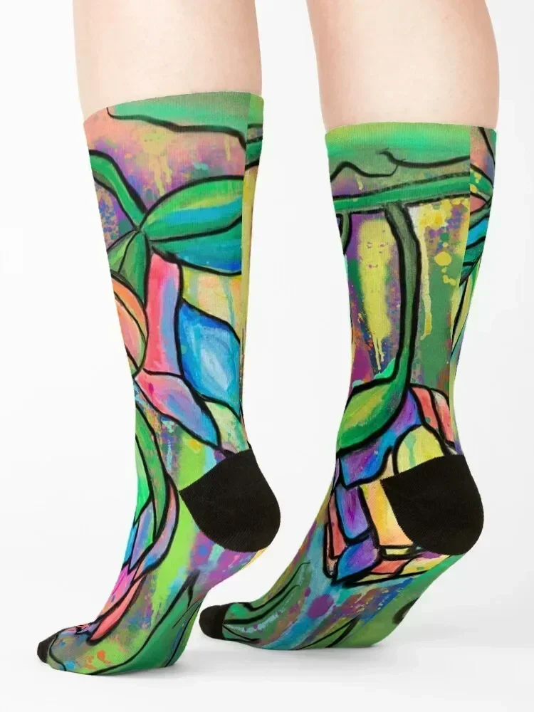 Discover the Beauty of the Hops Socks gifts floral funny gifts Novelties Socks For Man Women's