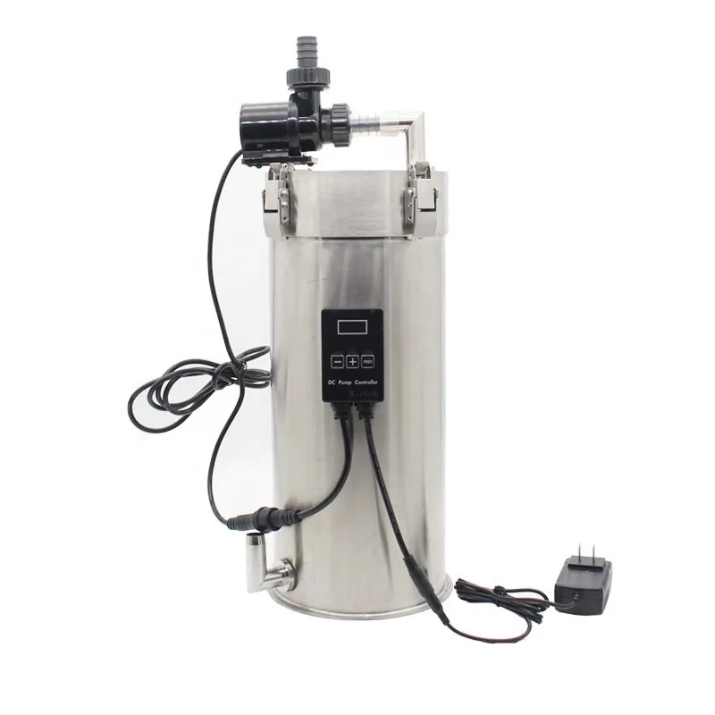 canister filter Stainless Steel Cylinder-Shaped External Canister Filter for Outdoor Aquarium Species PC Material with PC Box Pa