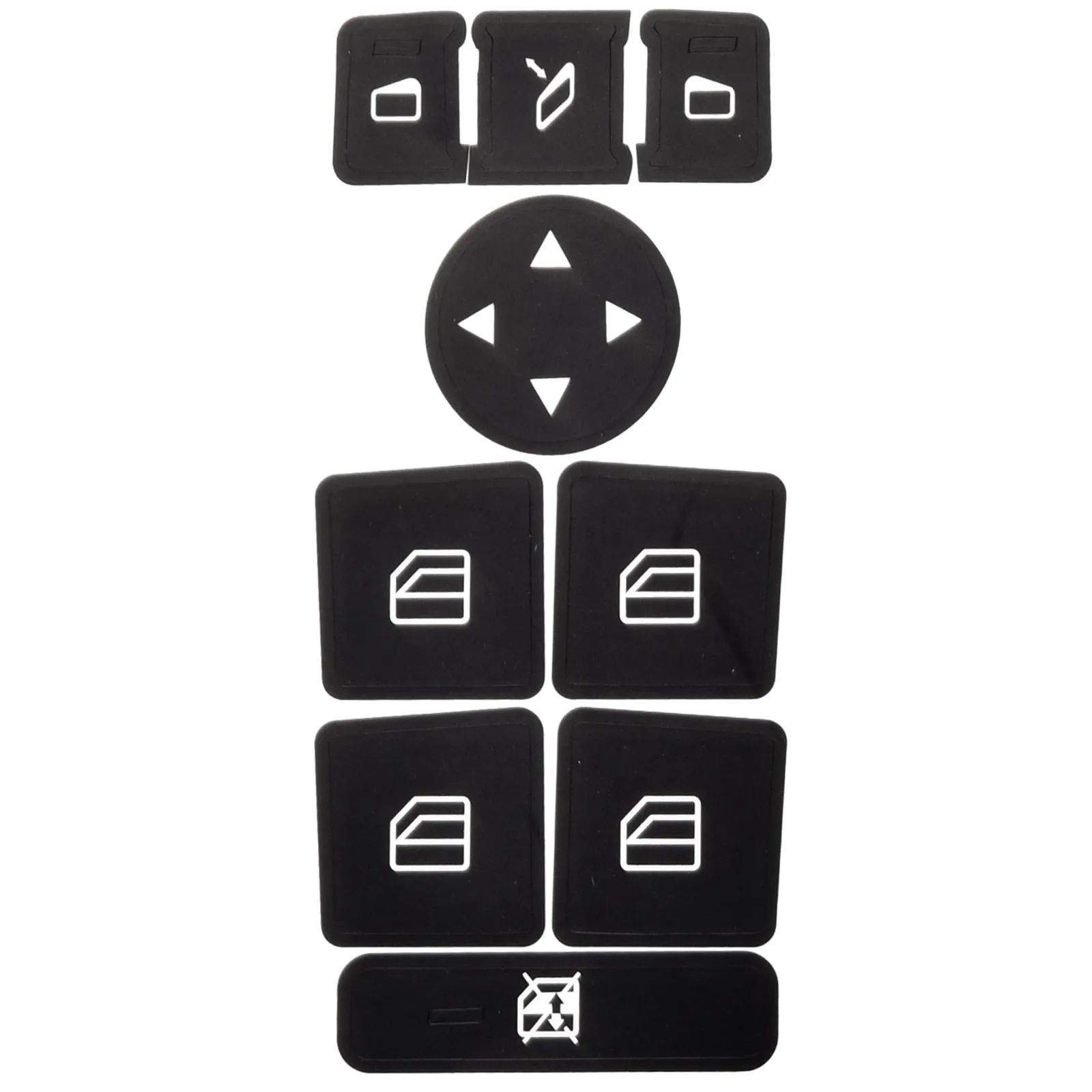 Replacement For Mercedes for benz W204 C250 for c300 C350 Repair Decals Decor Window Button Sticker Decoration Replace Extra