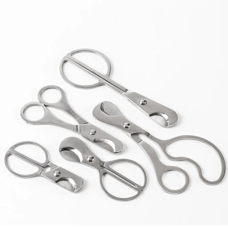 Cigar Cutter Stainless Steel Cigar Scissors Knife Metal Blade Smoke Machine for Cutting Smoking Accessories