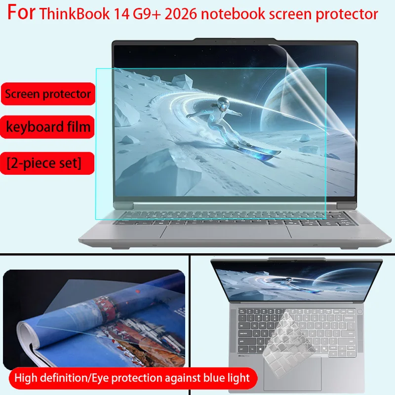 Protector de pantalla para Lenovo ThinkBook 14 G9+ IRL 2026, película protectora de privacidad para portátil de 14,5 pulgadas G8+ AHP, película protectora de teclado G7+ AKP/ASP