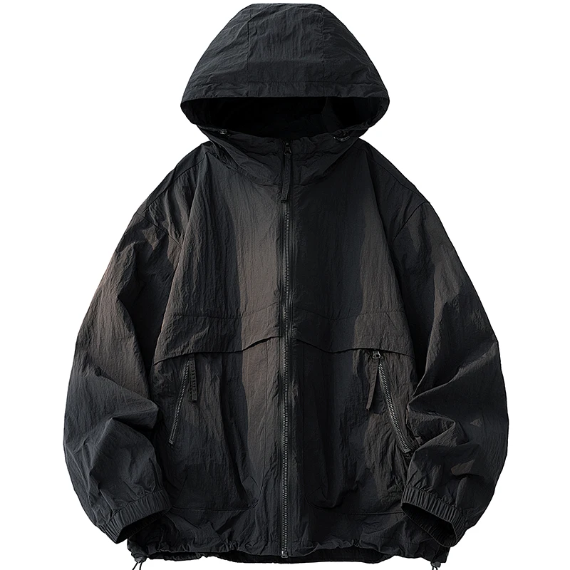 UPF50+ Sommer-Eisseide UV-Schutz Kapuzenjacke für Herren, Outdoor-Angeln und Wandern, Anti-UV-Mantel, Atmungsaktiv und Schnelltrocknend – Detail 10