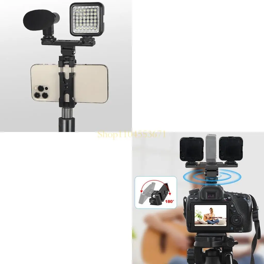 

Бестселлер из авиационного алюминия, крепление для камеры, двойные кронштейны для холодного башмака, несколько точек крепления