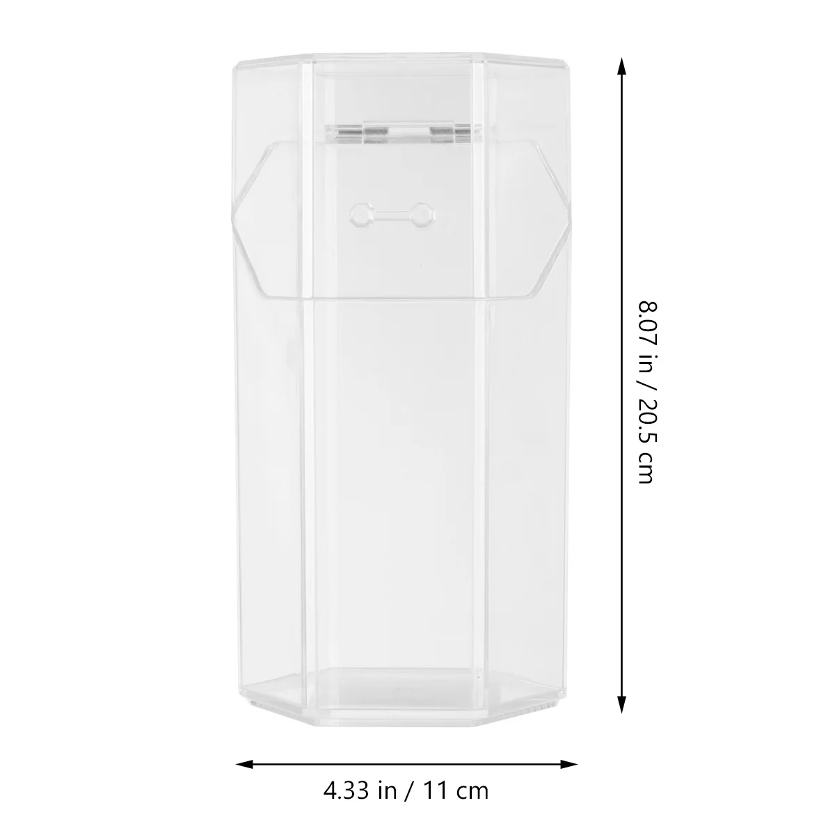 Makeup Brushes Storage Box Transparent Dustproof Organizer Case for Lipstick Mascara Jewelry Desktop Decoration Pen