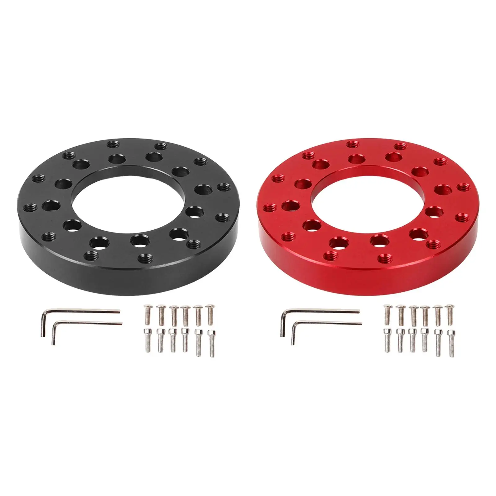 Auto Steering Wheel Adapter with Wrench Screws 70mm Conversion Set for Logitech