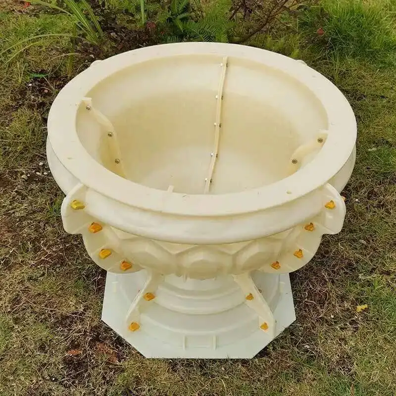 

Modern Cement Flower Pot Molds European Round Mold Light Luxury Home Garden Decorative Flower Pot Thickened Large Concrete Mold