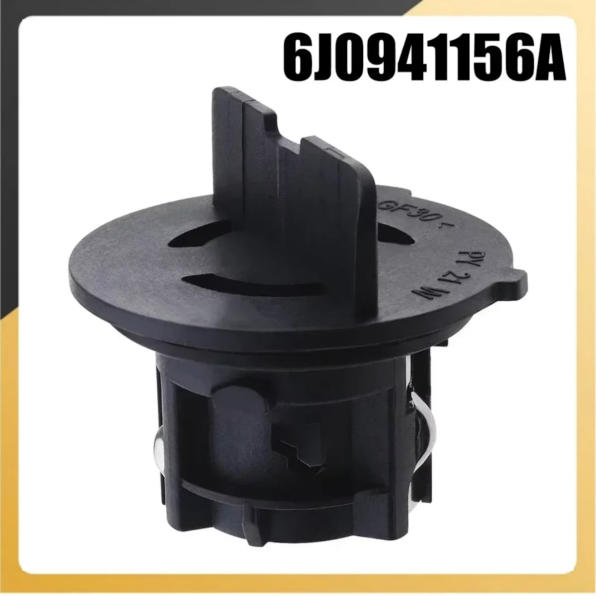 1pc Car Daytime Running Light Bulb Holder Black ABS Lamp Base #6J0941156A For Seat For 2009-2012/ For Leon 2013-2017