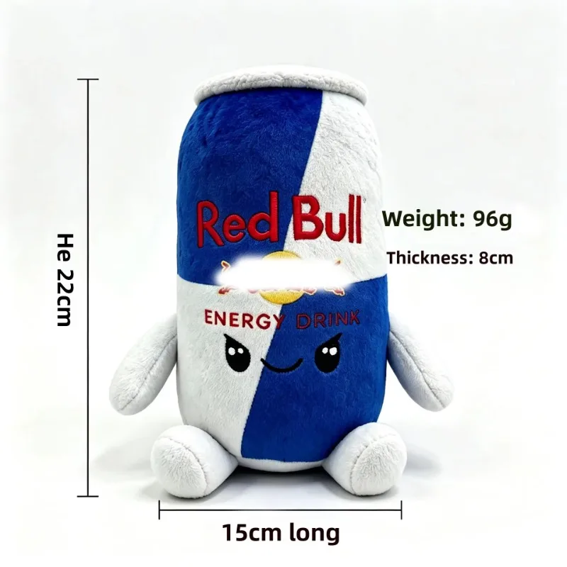 New In Stock Product Thickened Short Velvet Dolls Niu Niu Demon Claw Plush Dolls Energy Drink Jars 22cm Tide Play Dolls