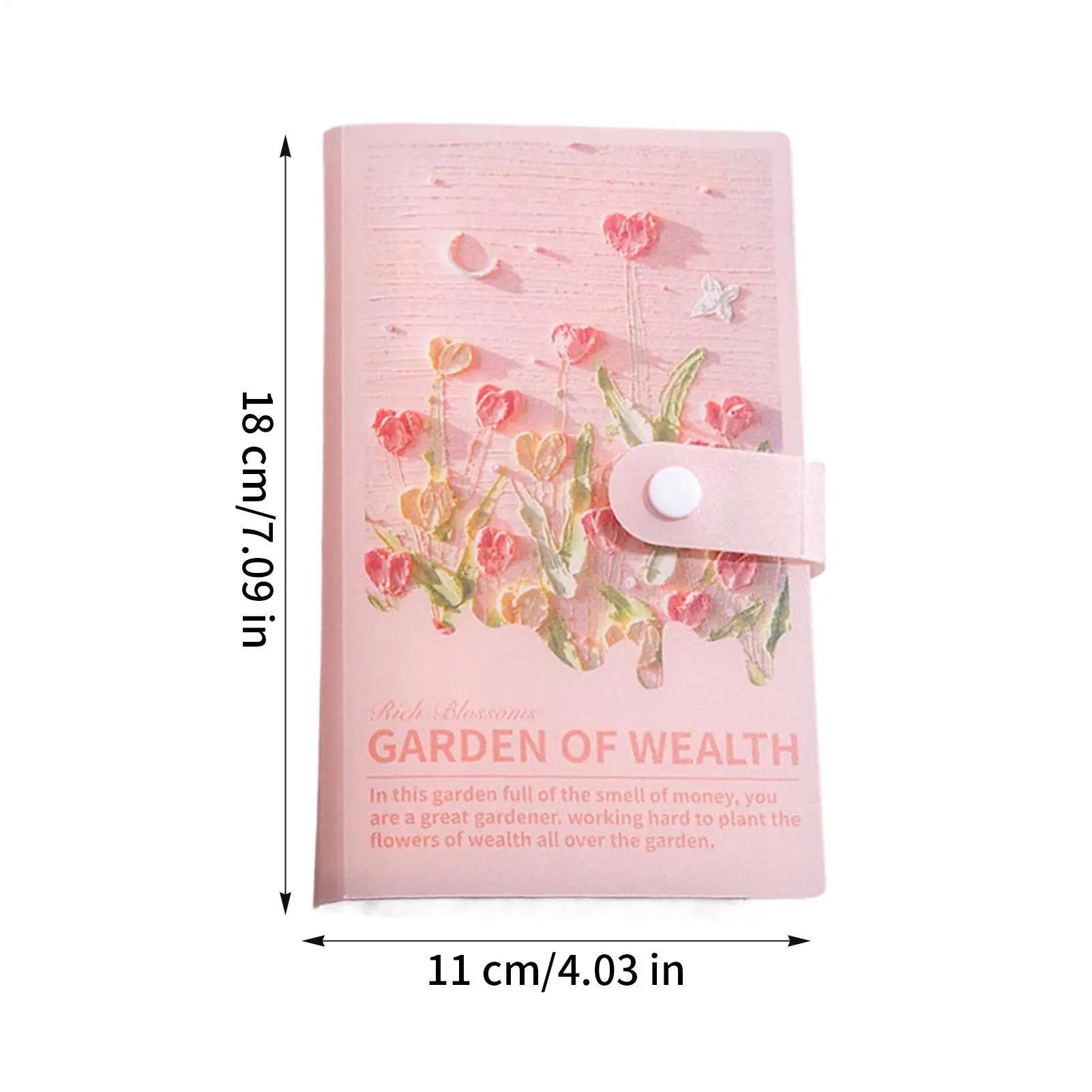 Geldsparbuch, 100 Umschläge, Geldspar-Challenge, 3D-Ölgemälde, Notizbuch, tragbarer Brieftaschen-Organizer, Zahlung, Rechnung, Ausgaben