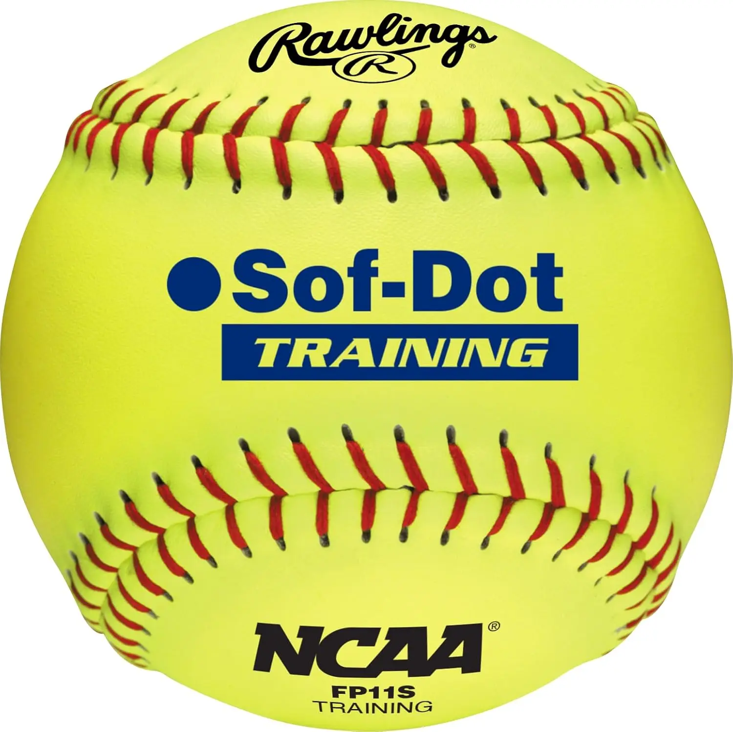 

Мячи для тренировок по фастпитчу NCAA Soft Poly-Core, размеры 11 и 12 дюймов, упаковка из 12 штук для тренировок.
