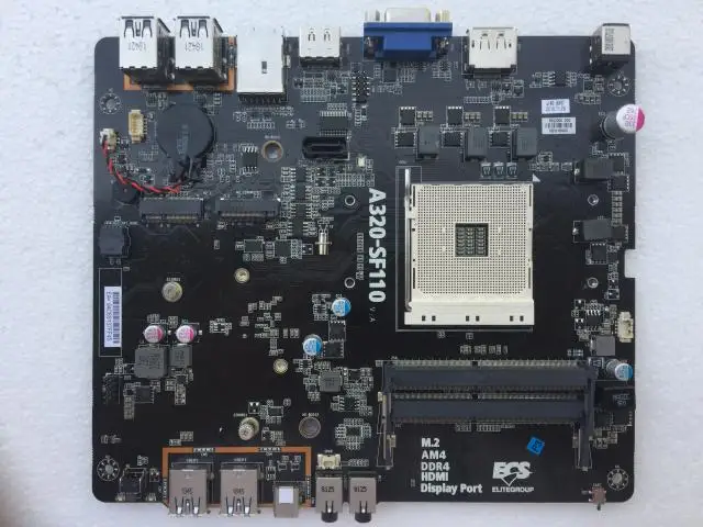 ECS/Elite inventory A320-SF110 all-in-one ultra-thin MINI motherboard AM4 structure