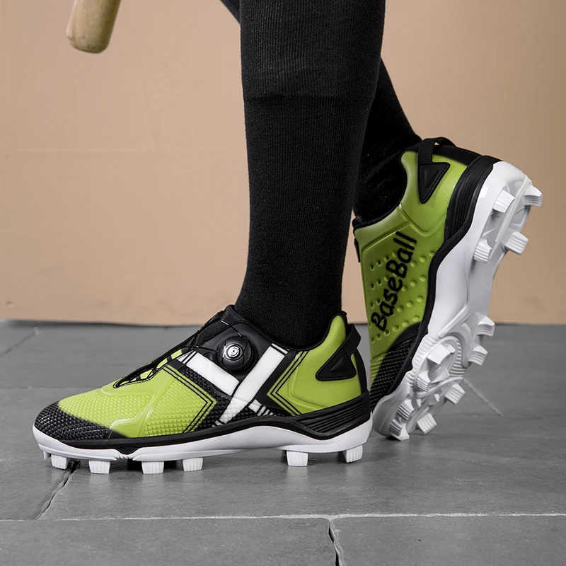 

Men's Baseball Shoes, Professional Softball Sports Shoes, Anti Slip Outdoor Nail Shoes, Baseball Training Shoes Sizes 38-45